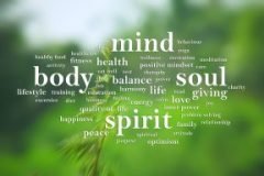 Body Mind Soul Spirit, Motivational Words Quotes Concept body mind and soul